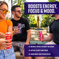 thumbnail image 4 of Odyssey Elixir Energy and Focus Sparkling Mushroom Drink, Blackberry Lemon Twist Flavor 12 Fl oz (Pack of 12), 4 of 6