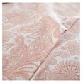 thumbnail image 5 of Perfect Paisley Bedding Set, 3-Piece Twin Bed Sheets and Pillow Case Standard Size, 14" Deep Pocket Twin Fitted Sheet, Oversized Flat Sheet, White Sheets with Coral Haze, 5 of 8