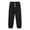 ZA-Black trousers, variant on Men's Cargo Jogger Pants Elastic Waist Loose Ankle Cuffed Trousers with Flap and Zipper Pockets Solid Color Streetwear Pant s-5xl