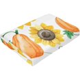 thumbnail image 6 of Thanksgiving Pumpkin Throw Blanket, Cute Autumn Leaf Blanket for Adults, Soft Comfortable Pumpkins Fleece Carpet Blanket for Sofa Bed Couch, 6 of 6
