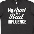thumbnail image 4 of Inktastic My Aunt is a Bad Influence Youth T-Shirt, 4 of 5