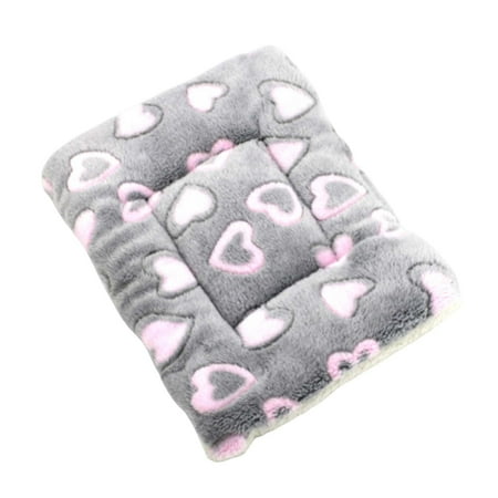 Gazechimp Puppy Blanket for Small Dogs Cat Blanket Washable Plush Cat Bed Mat Warm Pet Cat Blanket Furniture Protector Gray 15.75x22.44inch
