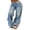 A03-Blue, variant on Women's High Waist Baggy Wide Leg Jeans Vintage Faded Wash Loose Fit Casual Denim Trousers