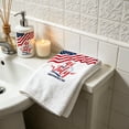 thumbnail image 6 of Red and Blue Kitchen Towels for 4th of July Celebration Patriotic Party Kitchen Hand Towels Polyester Fabric (15.8x23.62 Inches) Absorbent Fast Dry Restaurant Decor with Hanging Layout.B, 6 of 6