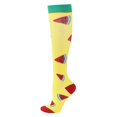 thumbnail image 3 of Xijirk Women Watermelon Print Knee High Socks Stretchy Knit Long Socks for Casual Holiday Outfits Size:S, 3 of 4