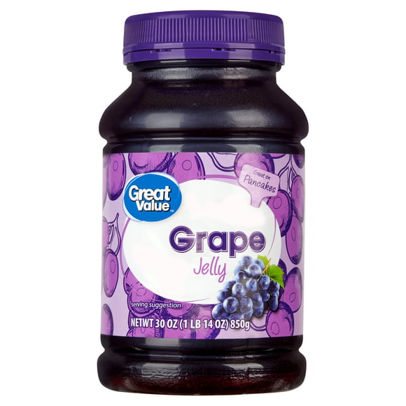 Great Value Concord Grape Jelly, 30 oz