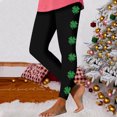 thumbnail image 2 of DDAPJ pyju St. Patrick's Day Leggings for Women Irish Shamrock Print Casual Skinny Pants Novelty Holiday Tights Buttery Soft Stretchy Yoga Running Pants Black#1 L, 2 of 5