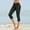 01 Black, variant on Weiqiqre Yoga Pants Women Super Soft Capri Leggings - High Waisted Casual Yoga Pants