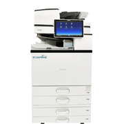 Restored Ricoh Monochrome Laser Multifunction Copier, Printer, Scanner, 65 ppm, Duplex, High-Speed Office Printer