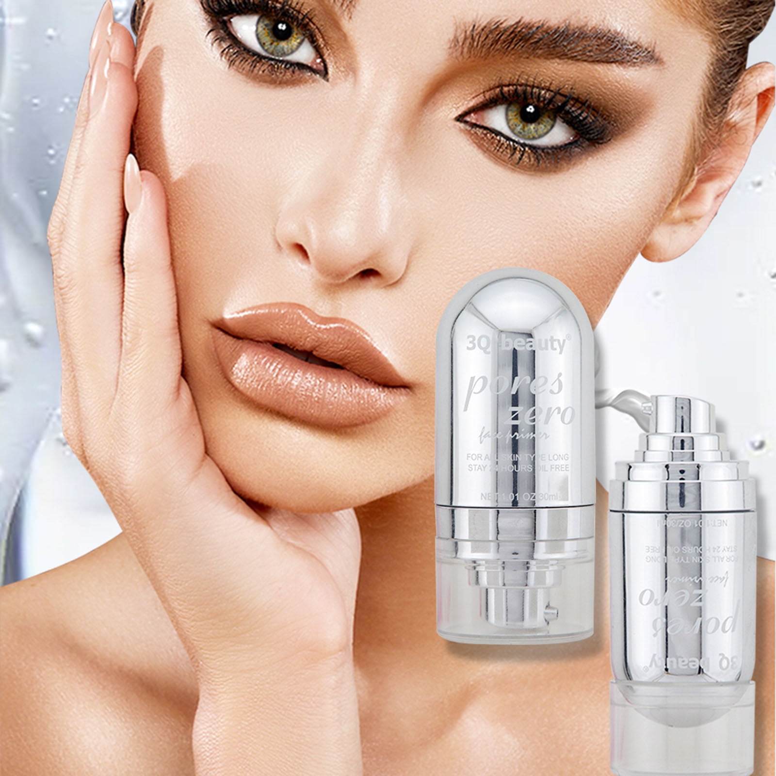 Belloccio FAIR Airbrush Makeup FOUNDATION SET Light Shade Tone Face  Cosmetic Kit 