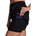 thumbnail image 2 of RBX Active Women's Long Length Ribbed Side Quick Dry Skort with Pockets, 2 of 5