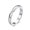 Silver, variant on Womens Alloy Ring with Single Diamond Artificial Gemstone Inlay Fashion Jewelry European and American Ring Women's Gift Black Silver Rose Gold and Gold