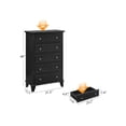thumbnail image 3 of Ourlova Commode Moderne à 5 Tiroirs pour Chambre, Commode avec Tiroirs Larges, Commode en Bois, Grande Commode pour Chambre, Garde-Robe, Salon, Couloir, 3 of 8