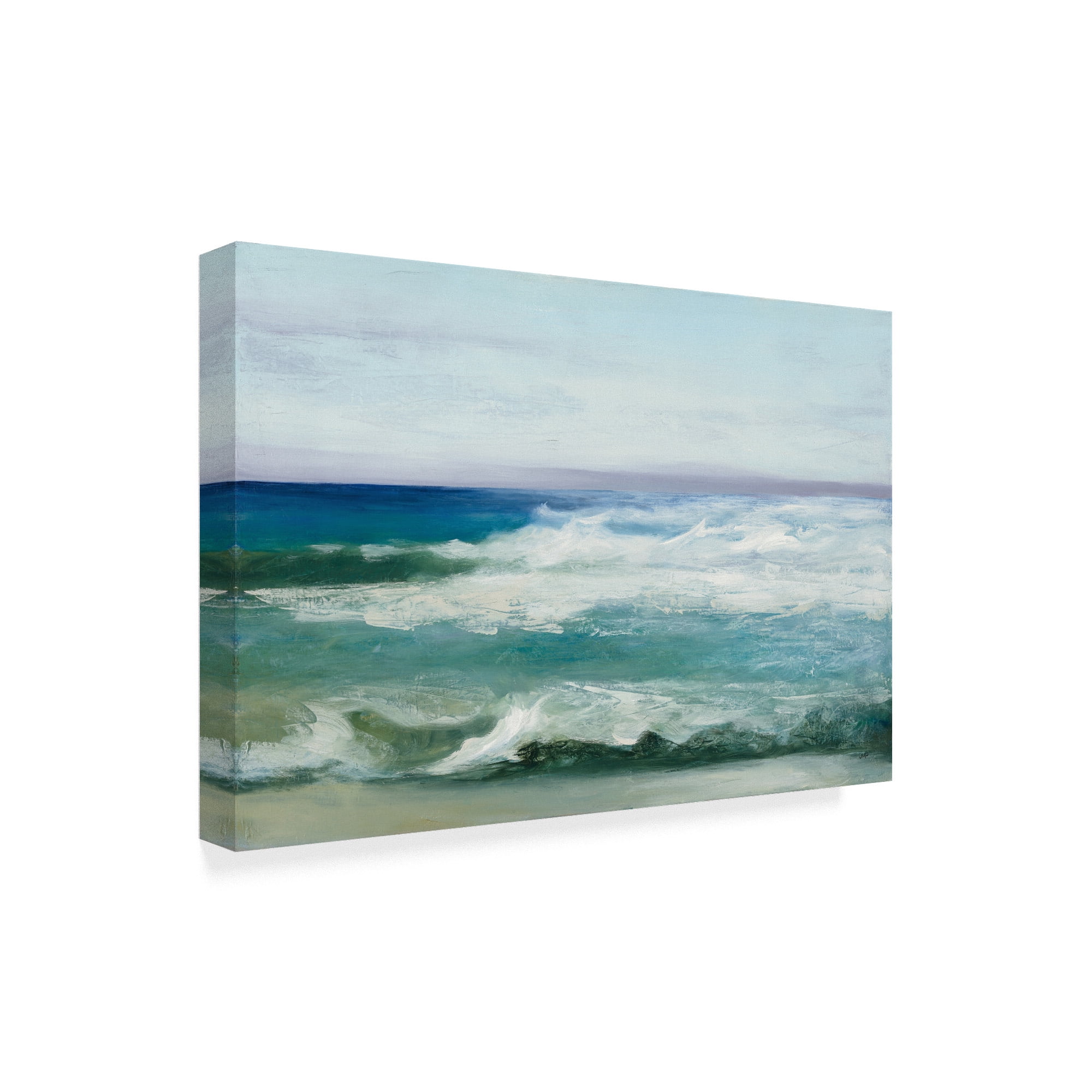 Trademark Fine Art 'Azure Ocean Waves' Canvas Art by Julia Purinton