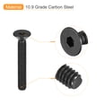 thumbnail image 4 of 1/4-20x1-3/4" Flat Head Socket Cap Screws, 10.9 Grade Carbon Steel Screw Bolts Fasteners 20Pack, 4 of 5