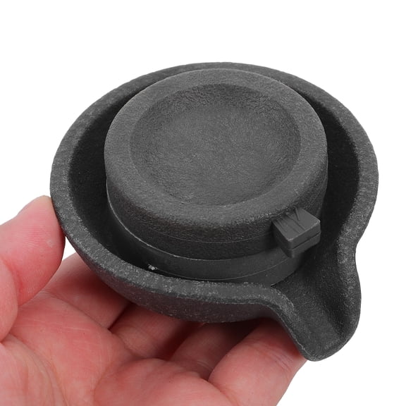 OFFIGAM Modern Grey Compact Tabletop Fountain with Continuous Water for Patio, Office, Home Decor and Relaxation