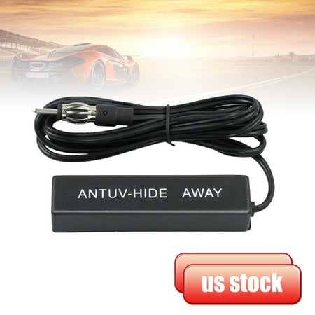 ESYNIC Car AM FM Radio Stereo Hidden Antenna Stealth For Vehicle Truck Motorcycle