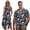Tropical Hibiscus, variant on KUIFORTI Hippie Flower Hawaii Matching Couple Outfits Husband and Wife Clothing Fashionable Loose Swing Sundresses with Soft Fabric Lightweight Fit for Outdoor Picnic