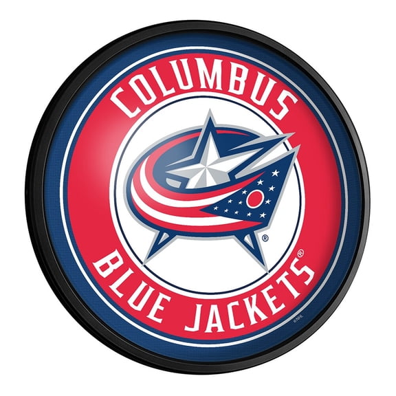 Columbus Blue Jackets 18'' x 18'' Slimline Illuminated Wall Sign