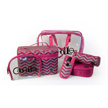 Caboodles Le Sophistique Cosmetic Bag Set, 10 pc