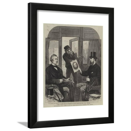 The Ministerial Crisis, a Sketch at the Great Western Railway Station, Paddington, Friday, 23 April Framed Print Wall