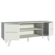 thumbnail image 5 of Mueble Mesa Para Tv Rack Madesa Copenhaguen 55 Blanco 1, 5 of 8