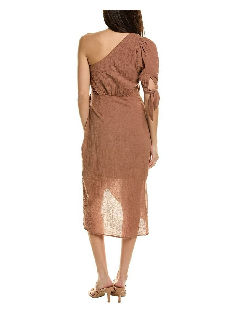 knee length dresses for ladies Butter Yellow Addison Jersey Midi Dress main image 0