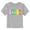 Athletic Heather, variant on Toddler's Care Bears Colorful Bears Line Up Graphic Tee White 4T