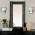 thumbnail image 3 of Creative Co-Op Bamboo Rectangular Wall Mirror, Black, 3 of 7