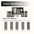 thumbnail image 4 of 2x6 Trellis Runner Rug,Hallway Runner Rug with Rubber Backing, Checkered Kitchen Non Skid Carpet Runners Washable Indoor Mat for Kitchen Entryway Bathroom Hallway, 4 of 7