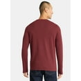 thumbnail image 5 of George Men's& Big Men's Double Knit Henley, Sizes S-3XL, 5 of 5