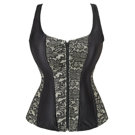 Pavied Corset Tops Camisole Tops Womens Satin Bustier Corsets Top Strapless Boned Waist Cincher Overbust Bustiers Plus Size Corsets Bustier Tops Underbust Corset Beige 3XL