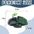 thumbnail image 2 of BESTSKY Turtle Tank Accessories,Resin Bearded Dragon Tank Accessories,Aquarium Feeding Dish Ornament Gecko Tank Accessories,Aquarium Decorative Feeding Bowl, 2 of 7