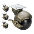 thumbnail image 1 of Juego de 4 ruedas giratorias de bola para muebles con placa superior, instalación sencilla, placa giratoria universal para muebles 15 pulgadas, 1 of 8