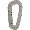 thumbnail image 4 of Mistayd 12 Pack Khaki Carabiner Keychain - Hard Polymer Carabiners Climbing D Rings Light Weight Spring Snap Gear Clip Utility Hooks Backpack Hanging Buckle for Camping Hiking Fishing, 4 of 4