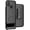 Black, variant on Nakedcellphone Combo Compatible with Verizon Kyocera DuraSport 5G UW (C6930) Case, Slim Kickstand Phone Cover with [Rotating/Ratchet] Belt Clip Holster Combination