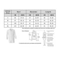thumbnail image 3 of Bata de Laboratorio Sunnimix Abrigo de Laboratorio Blanco Unisex Manga Corta M, 3 of 8