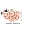 thumbnail image 4 of 2 Pcs Collier Triangle Foulard Chaton Nœud Papillon Accessoires de Costume pour Animaux, 4 of 5