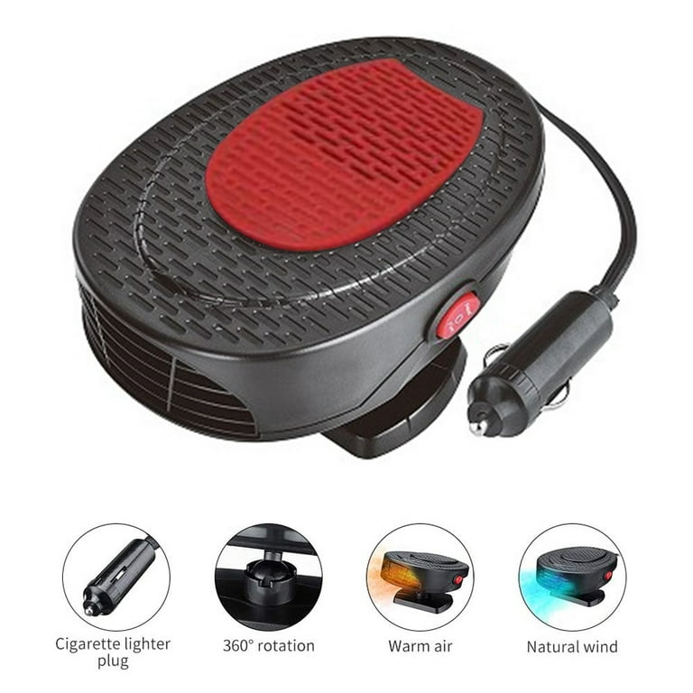 Car Amplifier Cooling Fans 2 In 1 Portable Car Heater Or Fan 12v