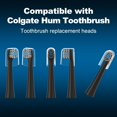 thumbnail image 4 of FEIHEAD Replacement Toothbrush Heads for Colgate Hum Connected Smart Battery Electric Toothbrush Head 8 Pack Black, 4 of 5