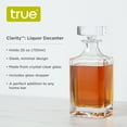 thumbnail image 3 of True Clarity Liquor Decanter for Whiskey, Bourbon, Scotch, 25 oz Set of 1, 3 of 11