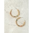 thumbnail image 3 of Black Heritage Gold-Tone History Statement Hoop Earrings, 3 of 4