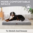 thumbnail image 6 of Ophanie 54in Gray Orthopedic Dog Bed for Large Dogs with Non-Slip Bottom, Waterproof and Machine Washable Removable Pet Bed Cover,Size(54"x42"x5"), 6 of 8