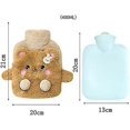 thumbnail image 2 of BR Bonita botella de agua caliente con osito de peluche marrón, botella de agua caliente para niños pequeños para climas fríos, gran regalo, 2 of 5