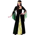 thumbnail image 1 of Costume de Dame de la Renaissance Féminine&44; Vert - Moyen, 1 of 1