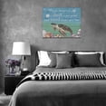 thumbnail image 2 of Sea Turtle Bathroom Wall Art Turtle Shell Pictures Ocean Wall Decor Nautical Canvas Prints Framed Modern Home Artwork for Bedroom Bathroom Living Room 16"x12", 2 of 6