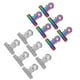 thumbnail image 4 of 12 Uds. Clips para puntas de uñas, Clips multifuncionales para extensión de dedos, Clips de papel para lima de Metal, 4 of 14