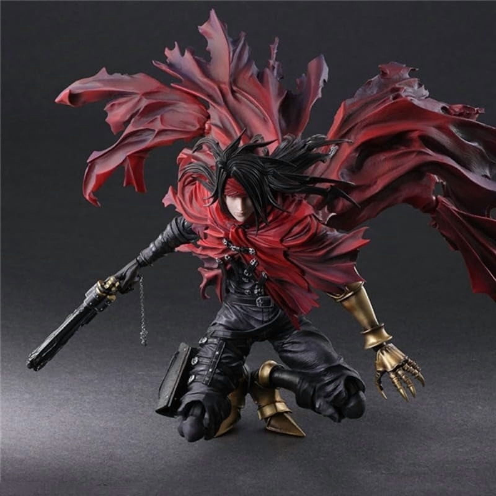 Vincent Figure, Standing Vincent Valentine Figures 27cm/10.6inch PVC Anime Character Collection Decor Statue Model Desktop Decoration Ornament Gifts