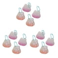 thumbnail image 2 of Justharion 4PCS Keychain Double Side Lightweight Portable Key Ring Transparent Holder Accessory Cellphone DIY Making Birthday 5x4.1x1 cm 5 3Set, 2 of 6