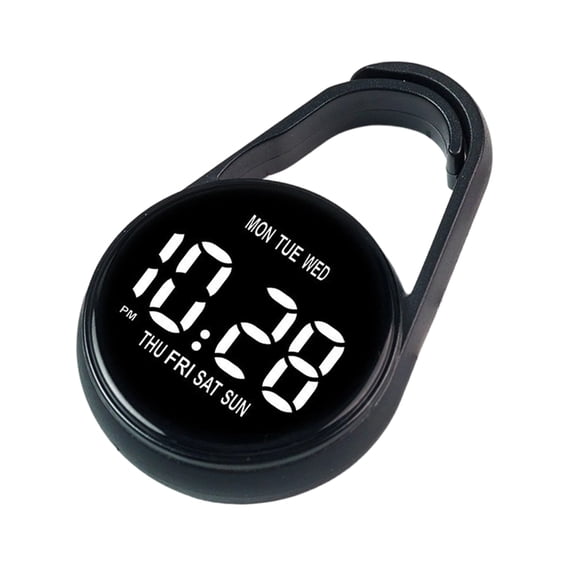 Keychain Pocket Watch Digital Clock With LED Display and Touch Functionality